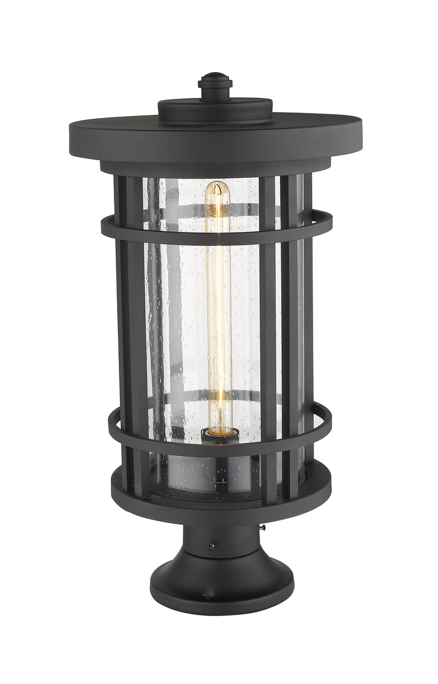 Z-Lite - 570PHXL-553PM-BK - One Light Outdoor Pier Mounted Fixture - Jordan - Black