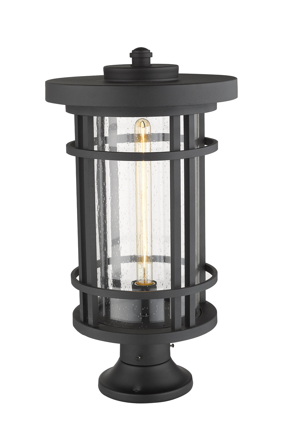 Z-Lite - 570PHXL-553PM-BK - One Light Outdoor Pier Mounted Fixture - Jordan - Black