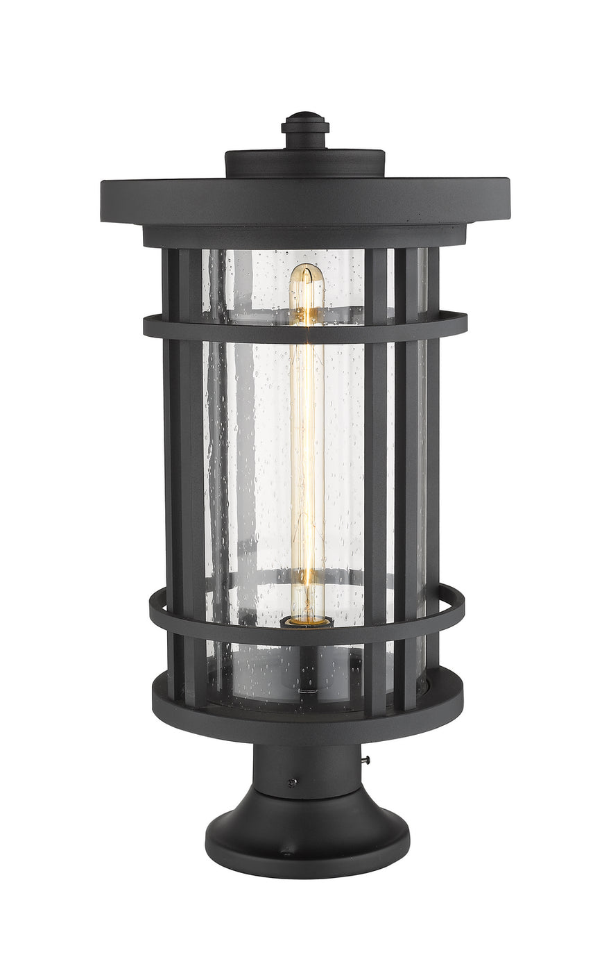 Z-Lite - 570PHXL-553PM-BK - One Light Outdoor Pier Mounted Fixture - Jordan - Black