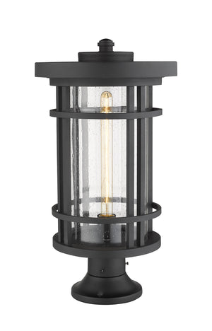 Z-Lite - 570PHXL-553PM-BK - One Light Outdoor Pier Mounted Fixture - Jordan - Black