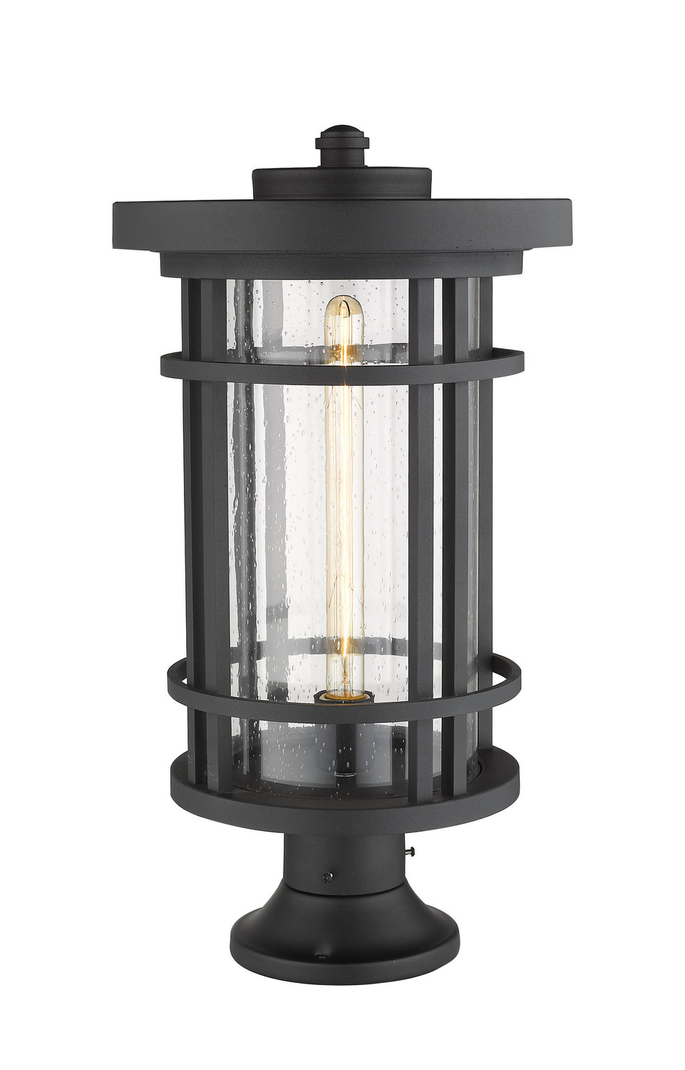 Z-Lite - 570PHXL-553PM-BK - One Light Outdoor Pier Mounted Fixture - Jordan - Black