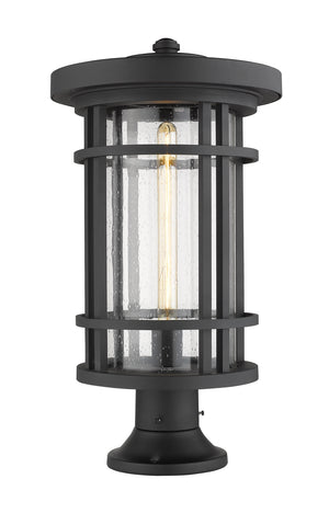 Z-Lite - 570PHXL-553PM-BK - One Light Outdoor Pier Mounted Fixture - Jordan - Black