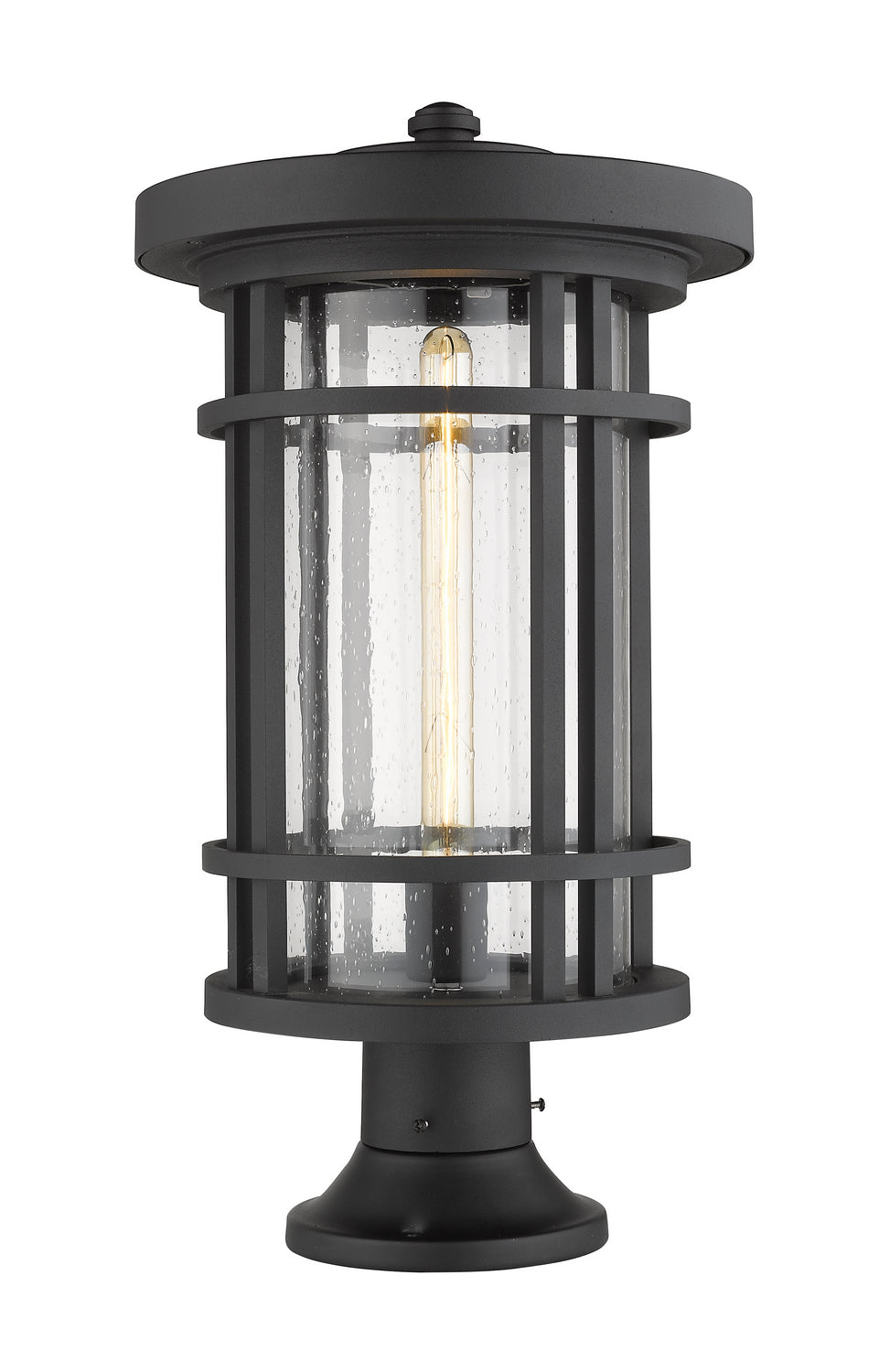 Z-Lite - 570PHXL-553PM-BK - One Light Outdoor Pier Mounted Fixture - Jordan - Black