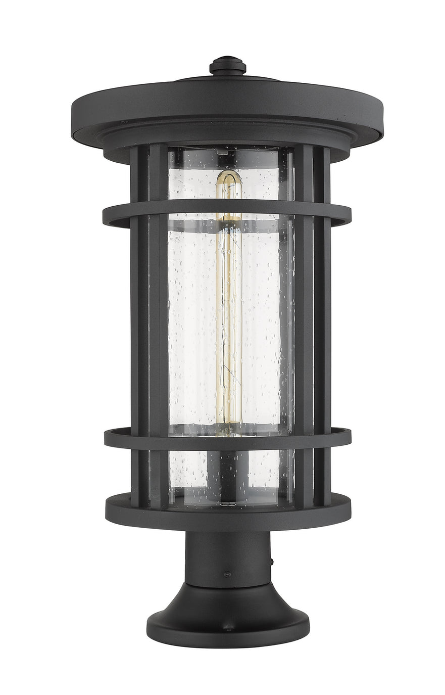 Z-Lite - 570PHXL-553PM-BK - One Light Outdoor Pier Mounted Fixture - Jordan - Black