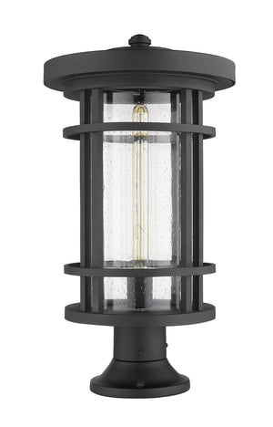 Z-Lite - 570PHXL-553PM-BK - One Light Outdoor Pier Mounted Fixture - Jordan - Black