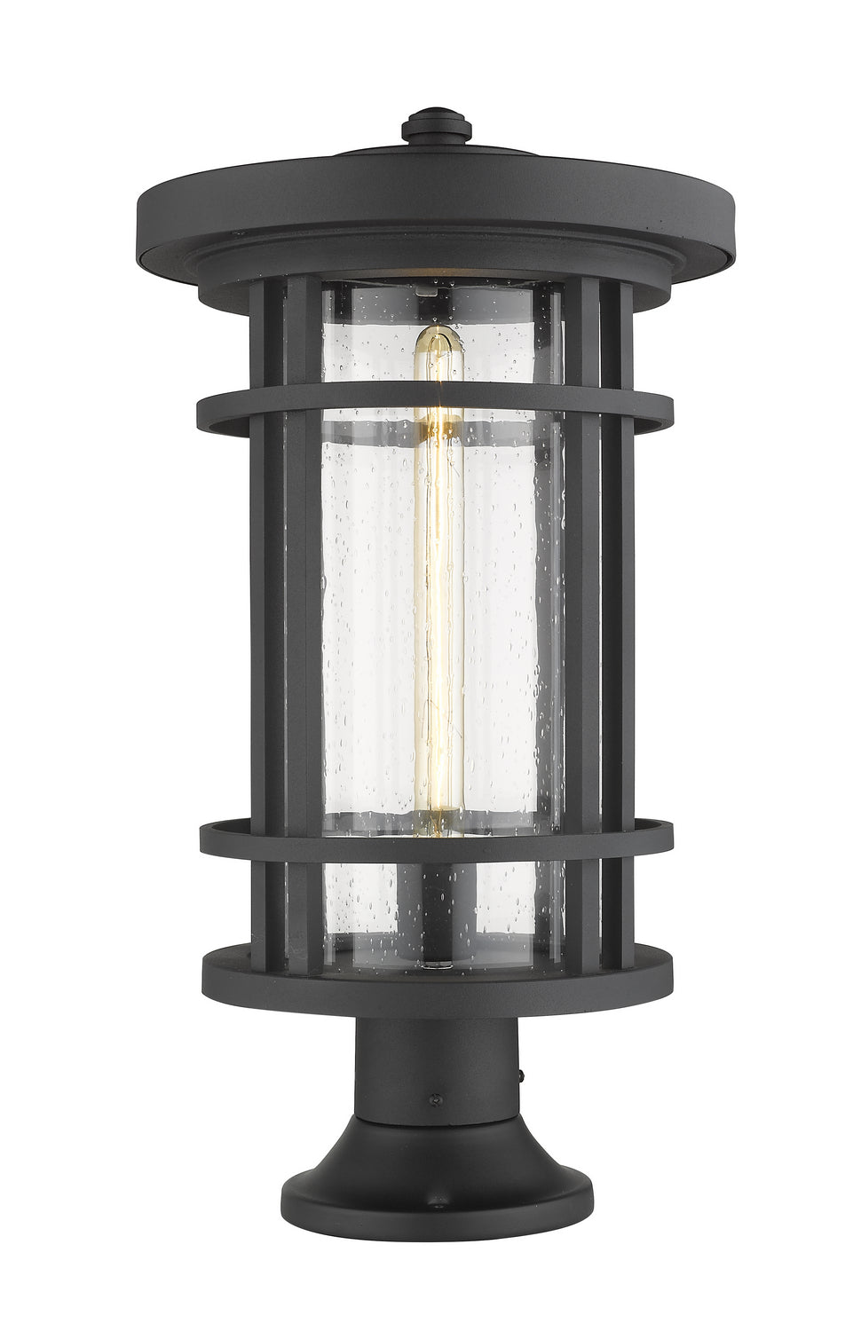Z-Lite - 570PHXL-553PM-BK - One Light Outdoor Pier Mounted Fixture - Jordan - Black
