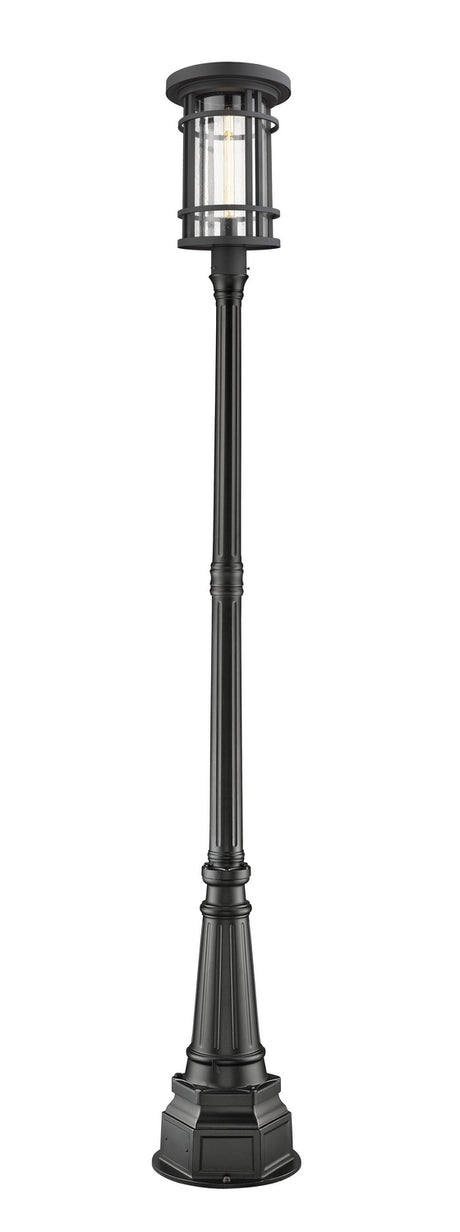 Z-Lite - 570PHXL-564P-BK - One Light Outdoor Post Mounted Fixture - Jordan - Black