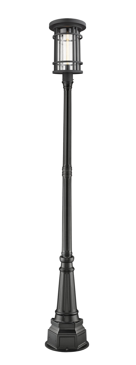 Z-Lite - 570PHXL-564P-BK - One Light Outdoor Post Mounted Fixture - Jordan - Black