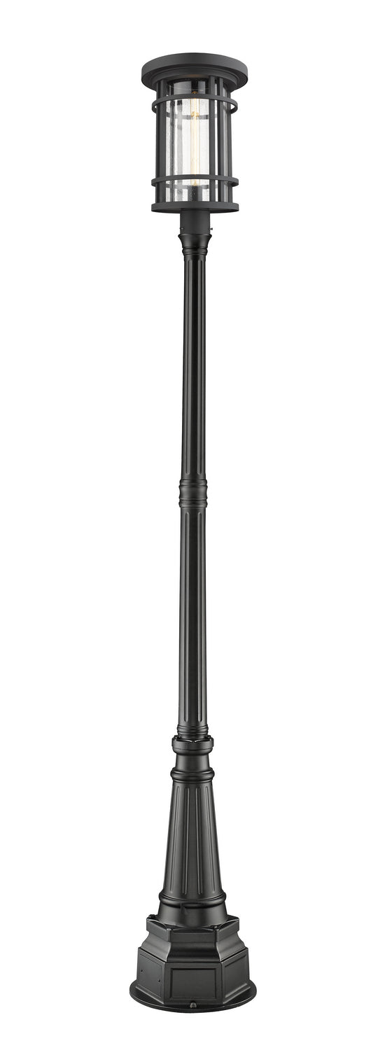Z-Lite - 570PHXL-564P-BK - One Light Outdoor Post Mounted Fixture - Jordan - Black