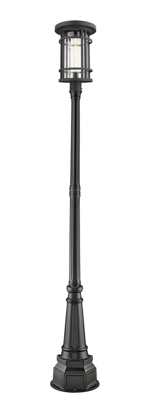 Z-Lite - 570PHXL-564P-BK - One Light Outdoor Post Mounted Fixture - Jordan - Black
