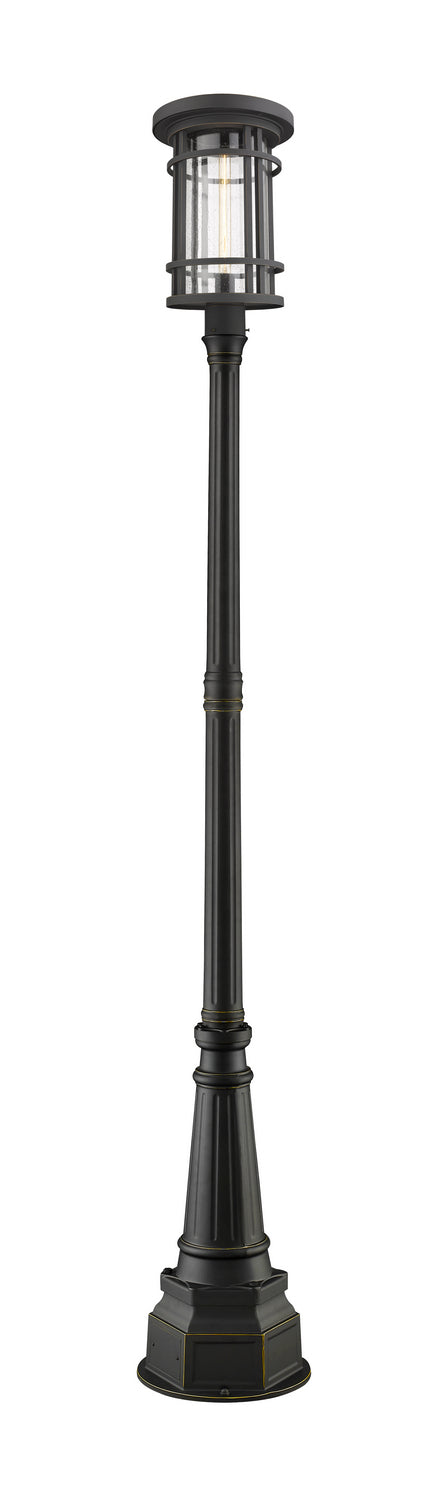 Z-Lite - 570PHXL-564P-ORB - One Light Outdoor Post Mounted Fixture - Jordan - Oil Rubbed Bronze