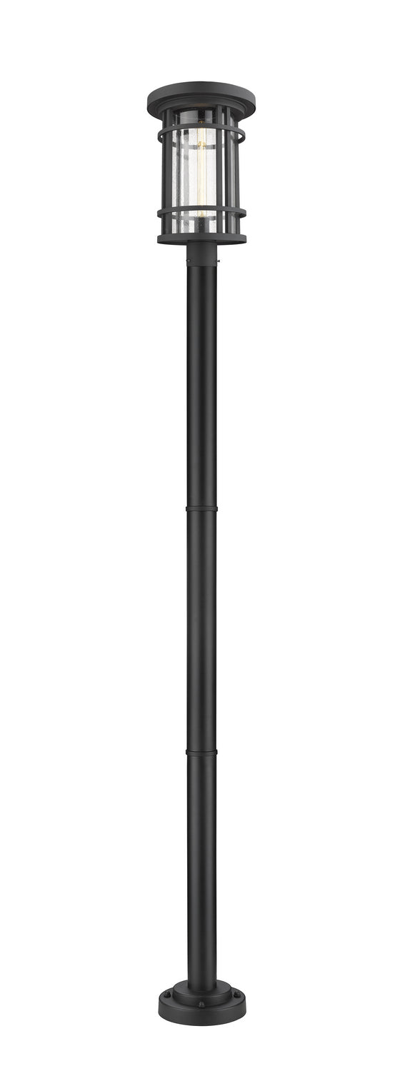 Z-Lite - 570PHXL-567P-BK - One Light Outdoor Post Mounted Fixture - Jordan - Black