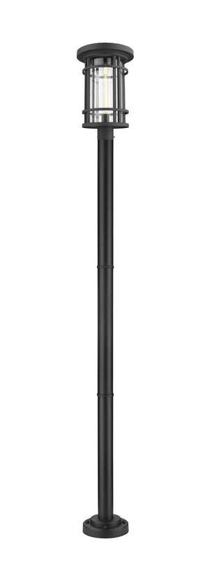 Z-Lite - 570PHXL-567P-BK - One Light Outdoor Post Mounted Fixture - Jordan - Black