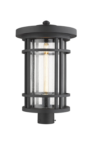 Z-Lite - 570PHXL-BK - One Light Outdoor Post Mount Fixture - Jordan - Black