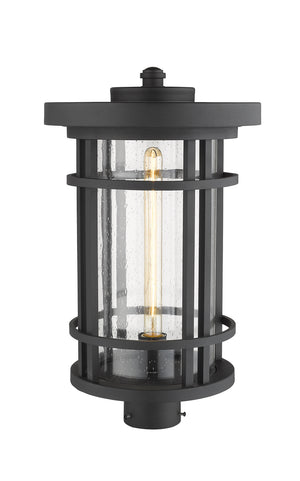 Z-Lite - 570PHXL-BK - One Light Outdoor Post Mount Fixture - Jordan - Black