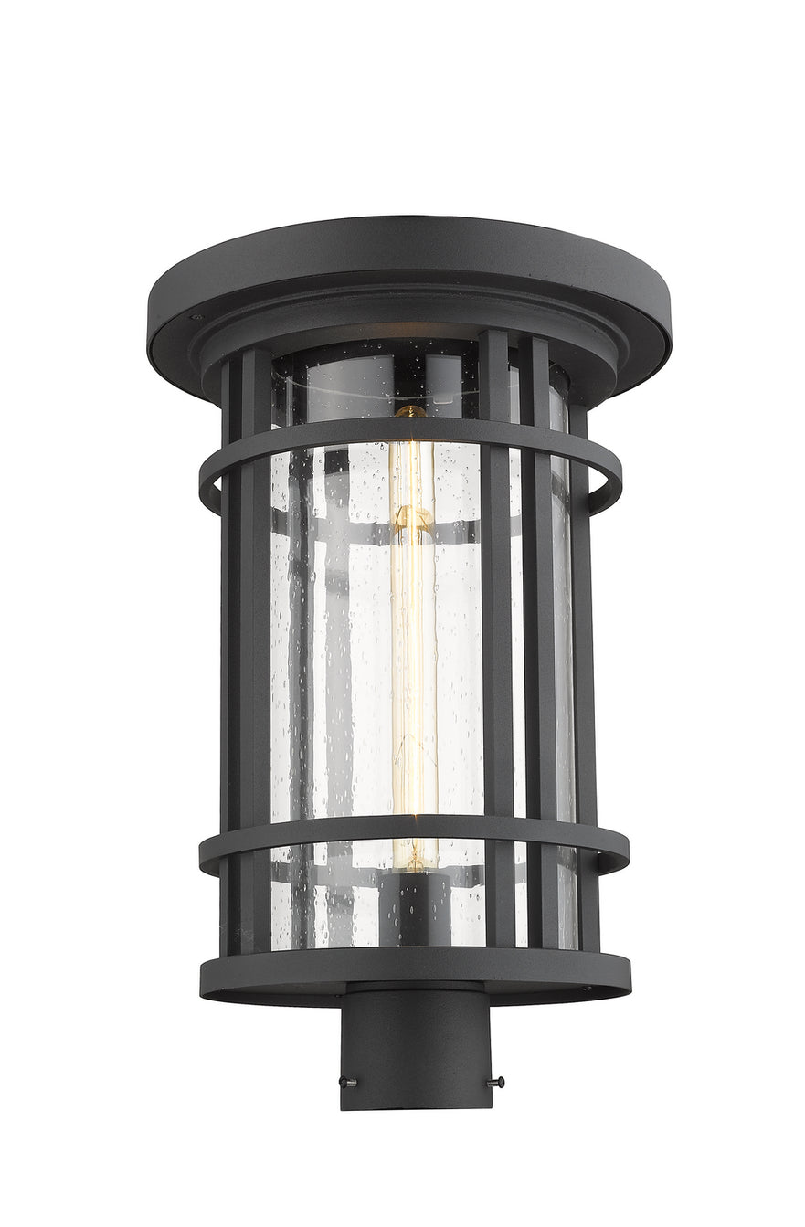 Z-Lite - 570PHXL-BK - One Light Outdoor Post Mount Fixture - Jordan - Black