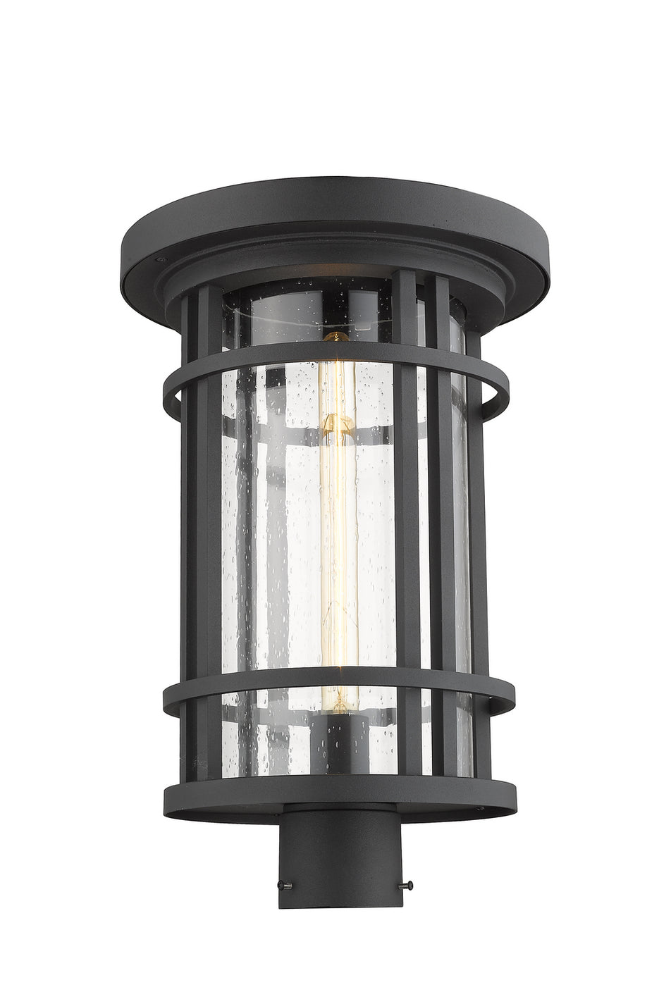 Z-Lite - 570PHXL-BK - One Light Outdoor Post Mount Fixture - Jordan - Black