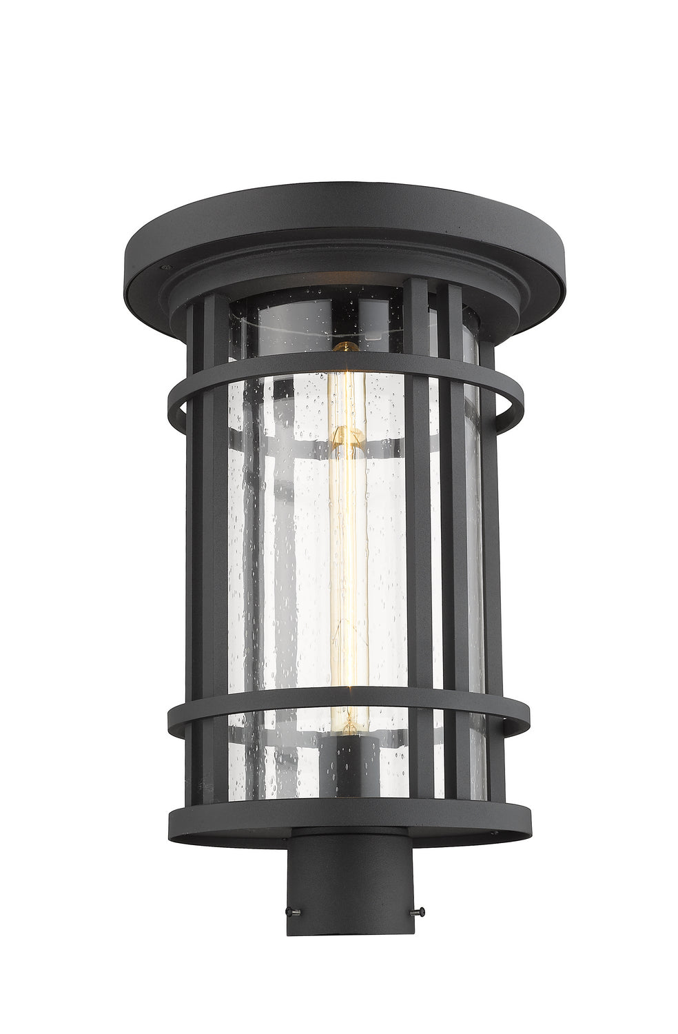 Z-Lite - 570PHXL-BK - One Light Outdoor Post Mount Fixture - Jordan - Black