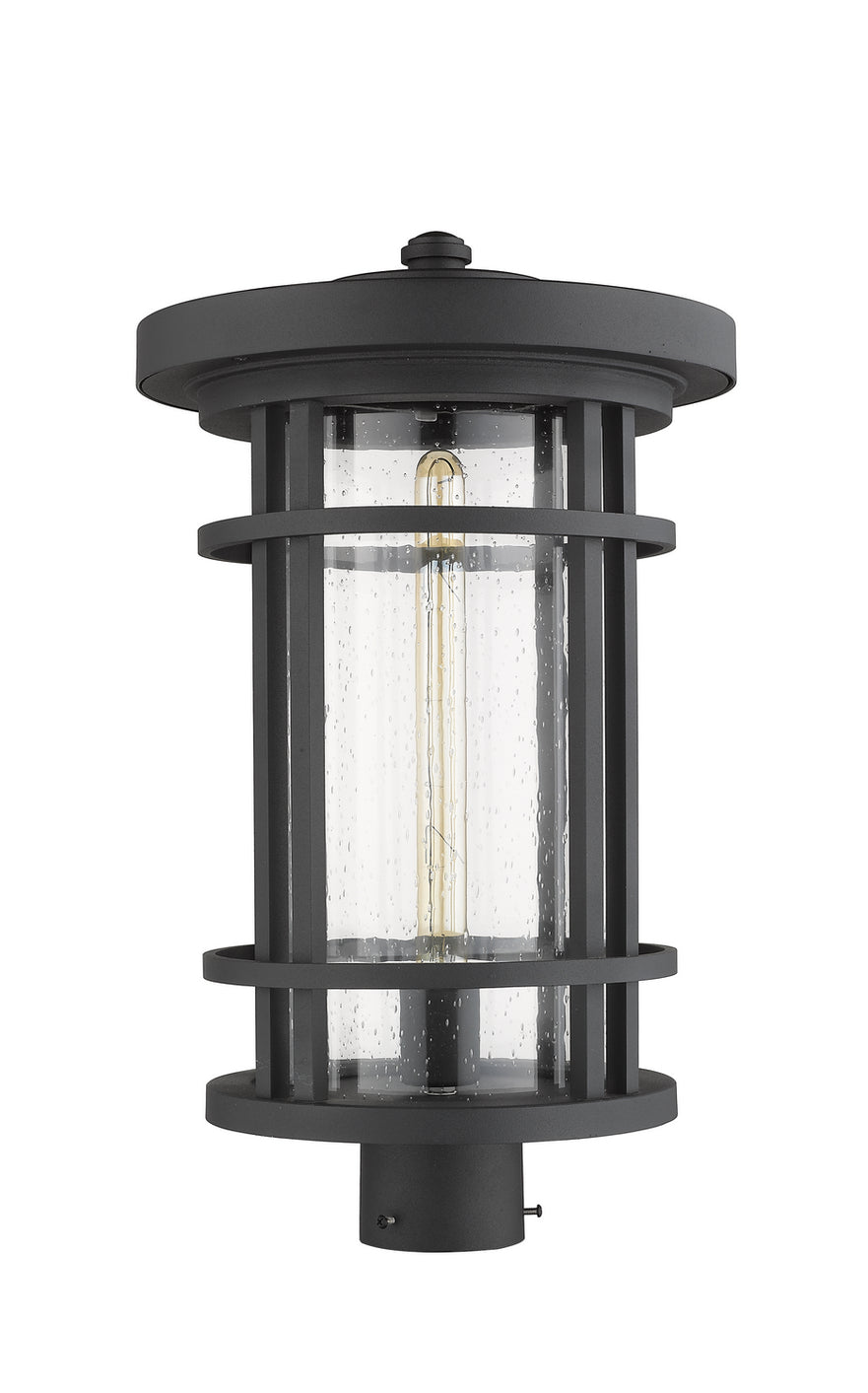 Z-Lite - 570PHXL-BK - One Light Outdoor Post Mount Fixture - Jordan - Black