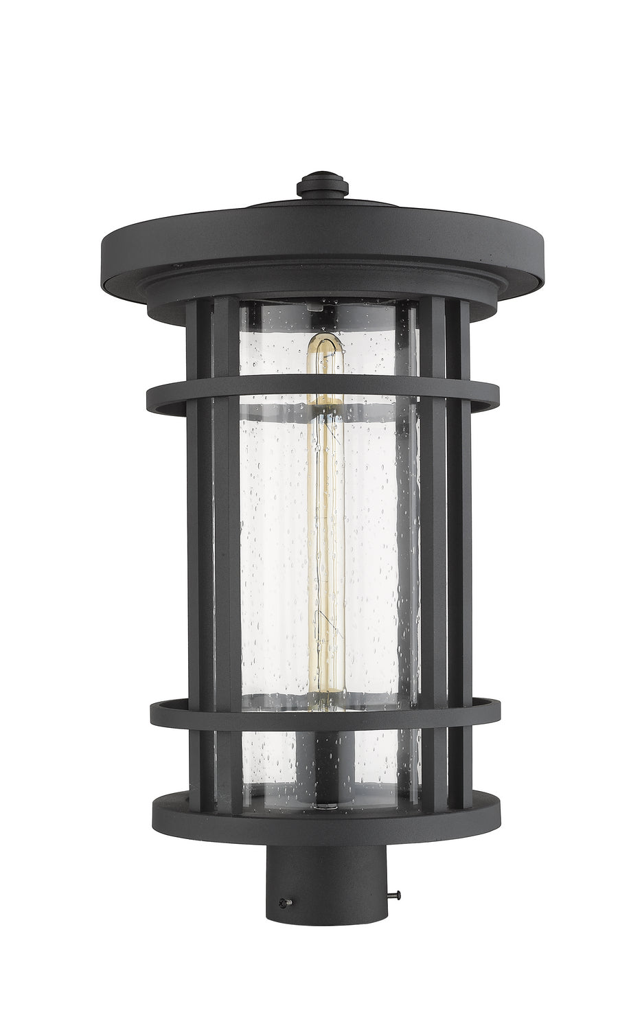 Z-Lite - 570PHXL-BK - One Light Outdoor Post Mount Fixture - Jordan - Black