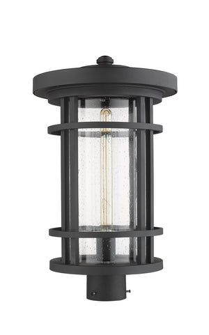 Z-Lite - 570PHXL-BK - One Light Outdoor Post Mount Fixture - Jordan - Black
