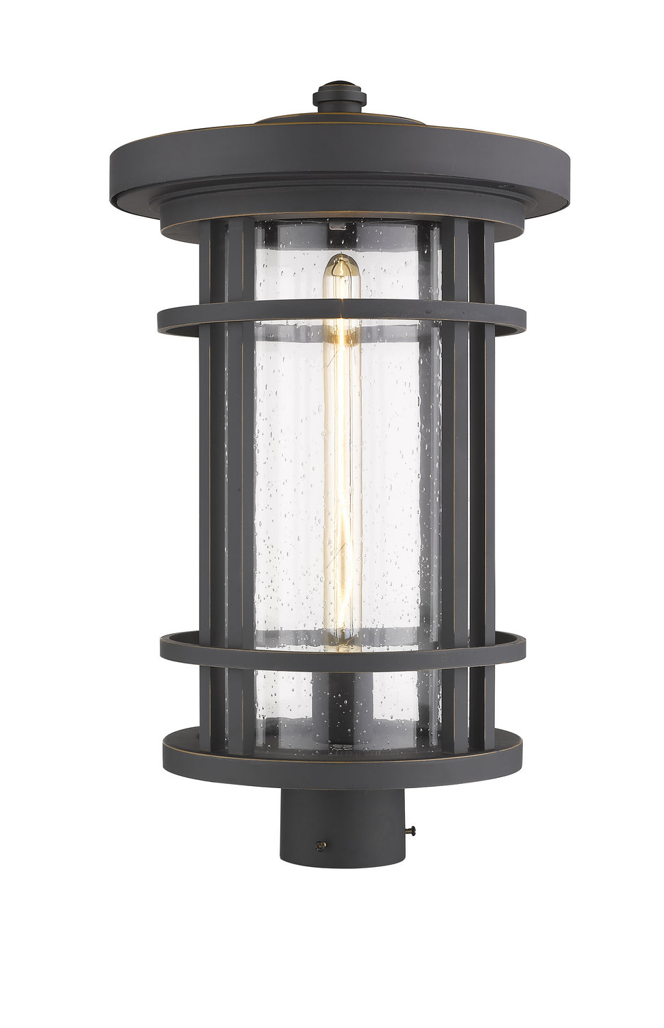 Z-Lite - 570PHXL-ORB - One Light Outdoor Post Mount Fixture - Jordan - Oil Rubbed Bronze