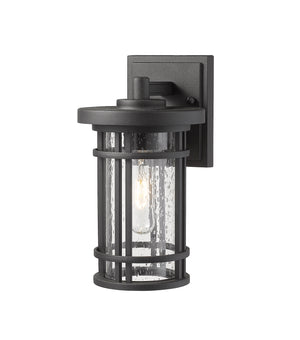 Z-Lite - 570S-BK - One Light Outdoor Wall Mount - Jordan - Black