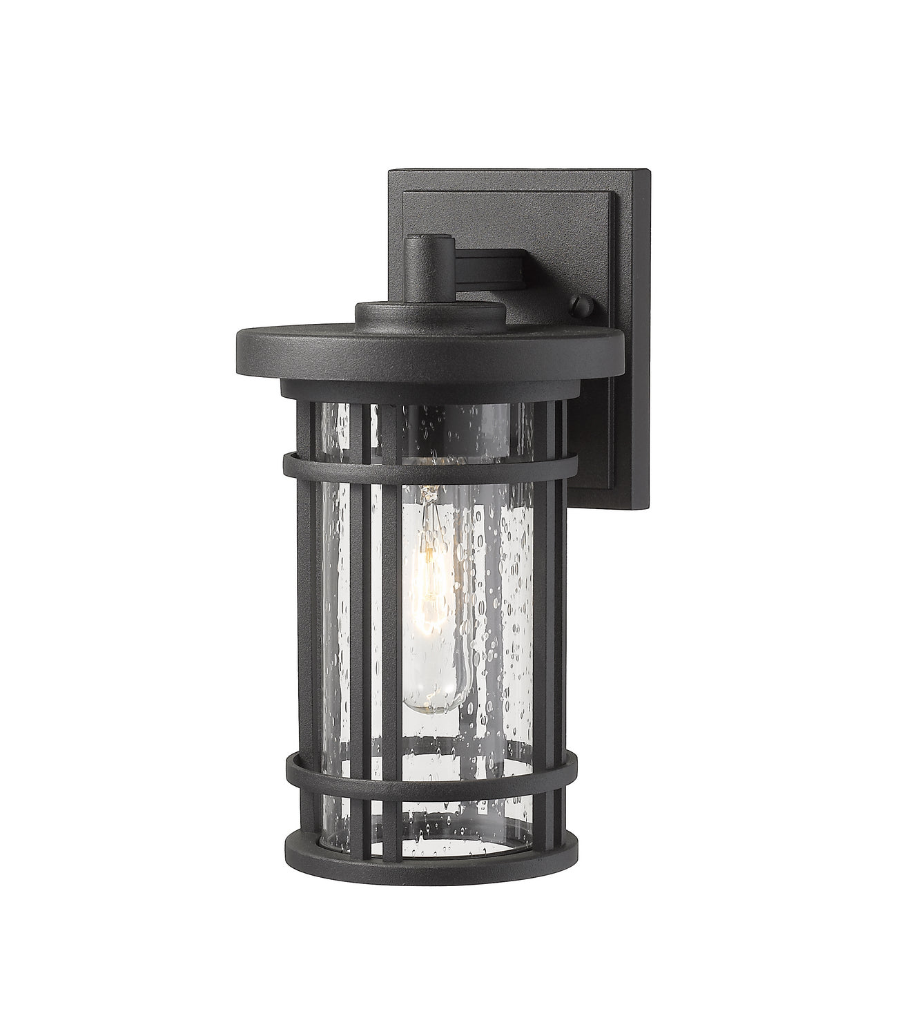 Z-Lite - 570S-BK - One Light Outdoor Wall Light - Jordan - Black