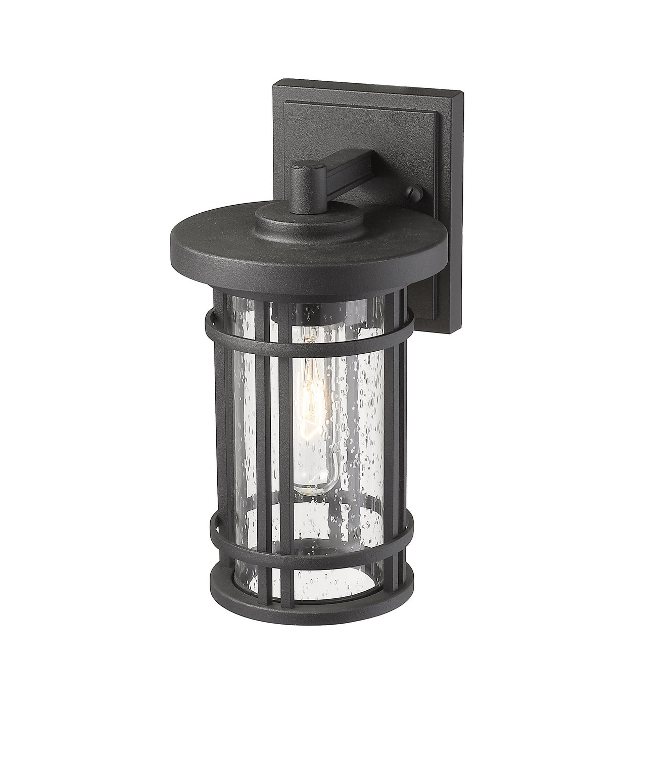 Z-Lite - 570S-BK - One Light Outdoor Wall Mount - Jordan - Black