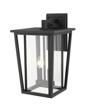 Z-Lite - 571B-BK - Two Light Outdoor Wall Sconce - Seoul - Black