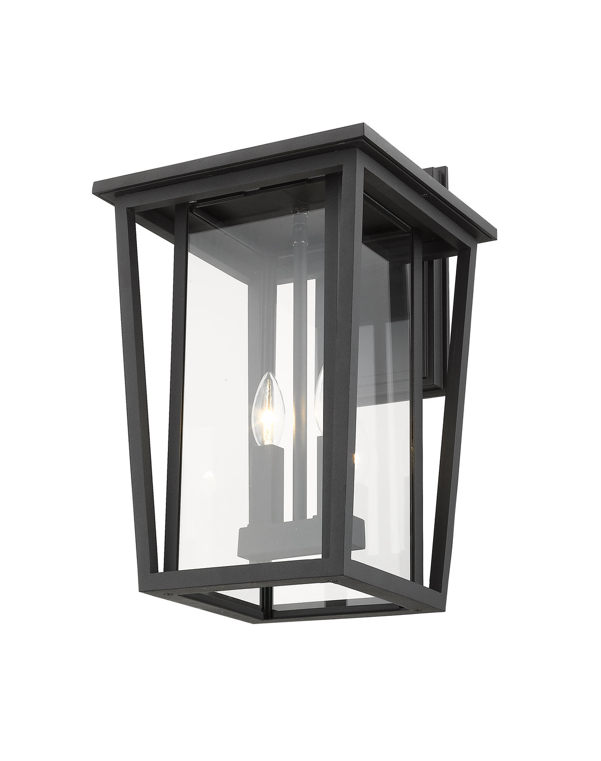 Z-Lite - 571B-BK - Two Light Outdoor Wall Mount - Seoul - Black