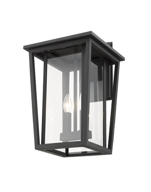 Z-Lite - 571B-BK - Two Light Outdoor Wall Sconce - Seoul - Black