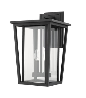 Z-Lite - 571B-BK - Two Light Outdoor Wall Sconce - Seoul - Black