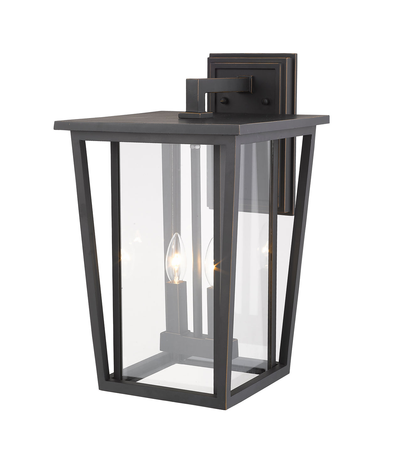 Z-Lite - 571B-ORB - Two Light Outdoor Wall Sconce - Seoul - Oil Rubbed Bronze