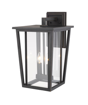 Z-Lite - 571B-ORB - Two Light Outdoor Wall Sconce - Seoul - Oil Rubbed Bronze