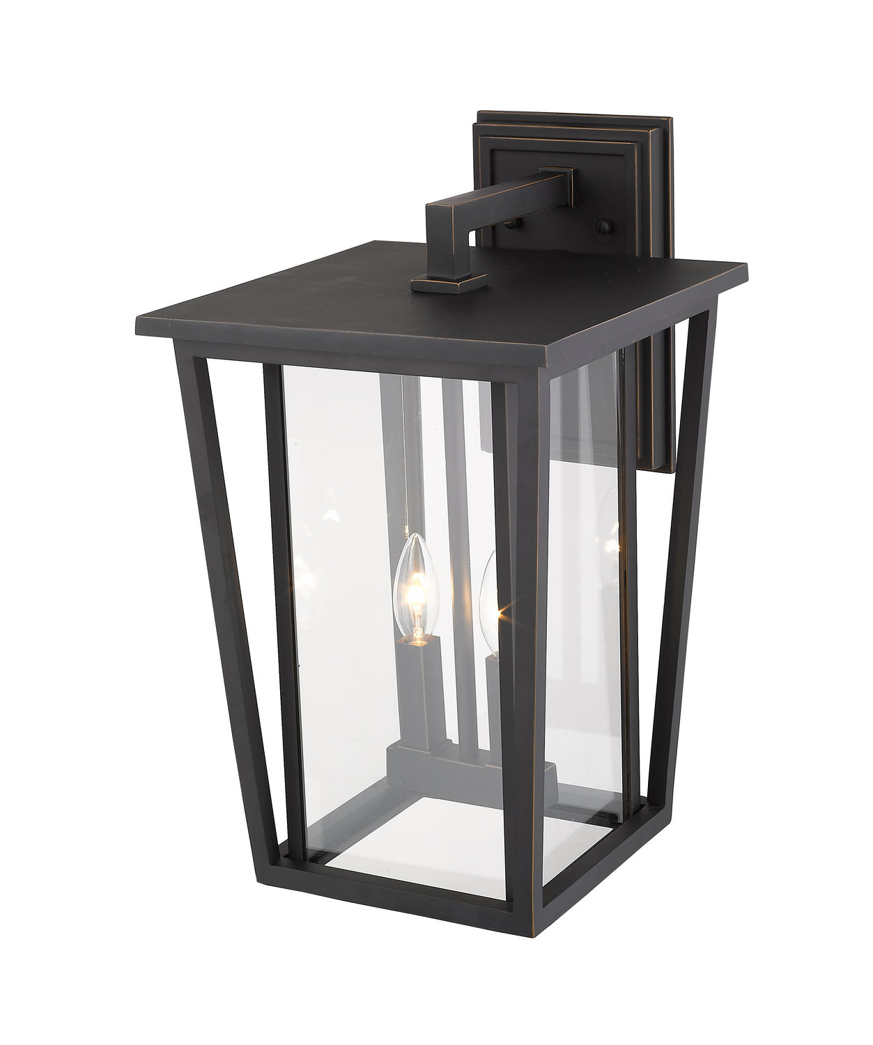 Z-Lite - 571B-ORB - Two Light Outdoor Wall Sconce - Seoul - Oil Rubbed Bronze