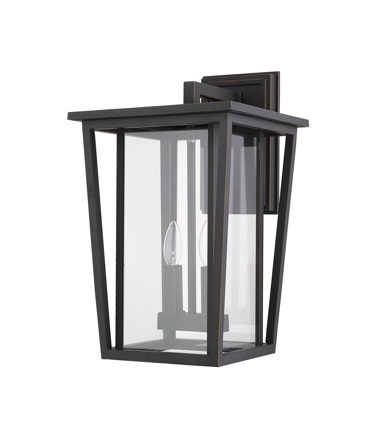 Z-Lite - 571B-ORB - Two Light Outdoor Wall Sconce - Seoul - Oil Rubbed Bronze