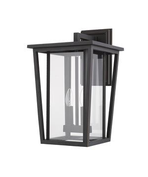 Z-Lite - 571B-ORB - Two Light Outdoor Wall Sconce - Seoul - Oil Rubbed Bronze