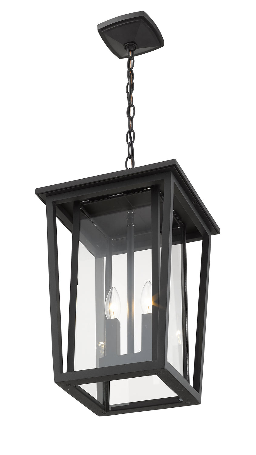 Z-Lite - 571CHB-BK - Two Light Outdoor Chain Mount Ceiling Fixture - Seoul - Black