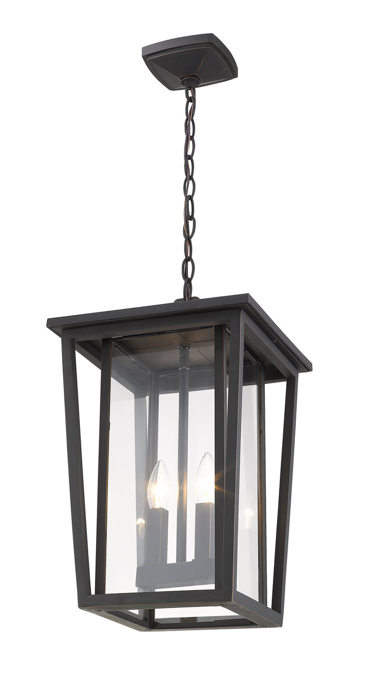 Z-Lite - 571CHB-ORB - Two Light Outdoor Chain Mount Ceiling Fixture - Seoul - Oil Rubbed Bronze
