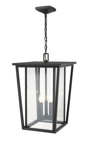 Z-Lite - 571CHXL-BK - Three Light Outdoor Chain Mount Ceiling Fixture - Seoul - Black