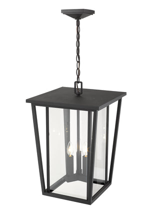 Z-Lite - 571CHXL-BK - Three Light Outdoor Chain Mount Ceiling Fixture - Seoul - Black