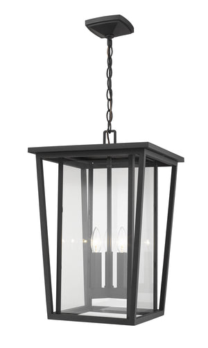 Z-Lite - 571CHXL-BK - Three Light Outdoor Chain Mount Ceiling Fixture - Seoul - Black