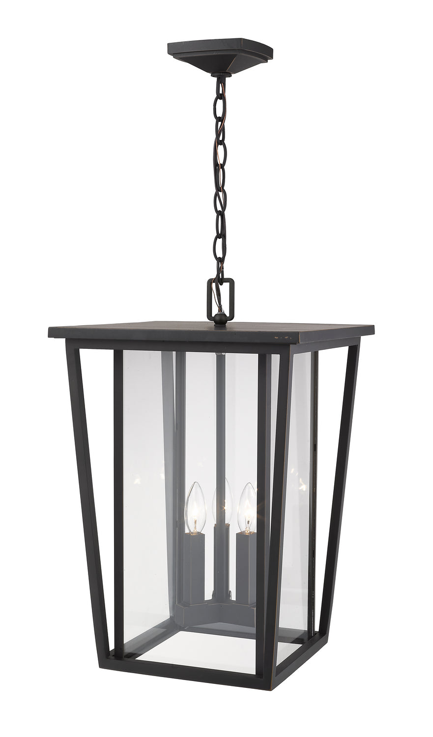 Z-Lite - 571CHXL-ORB - Three Light Outdoor Chain Mount - Seoul - Oil Rubbed Bronze