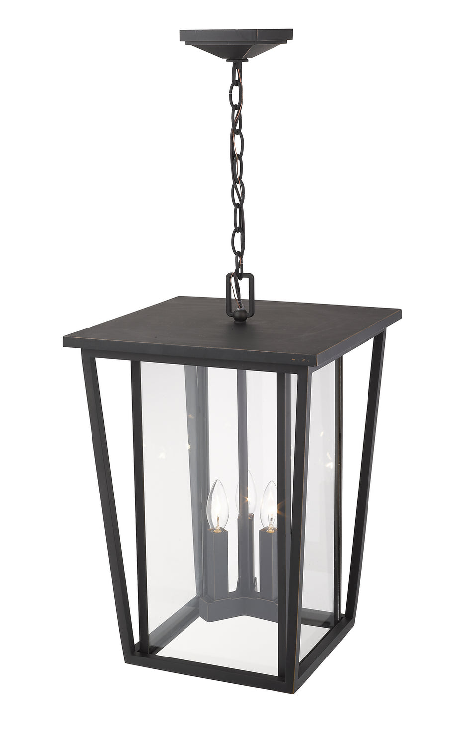 Z-Lite - 571CHXL-ORB - Three Light Outdoor Chain Mount Ceiling Fixture - Seoul - Oil Rubbed Bronze