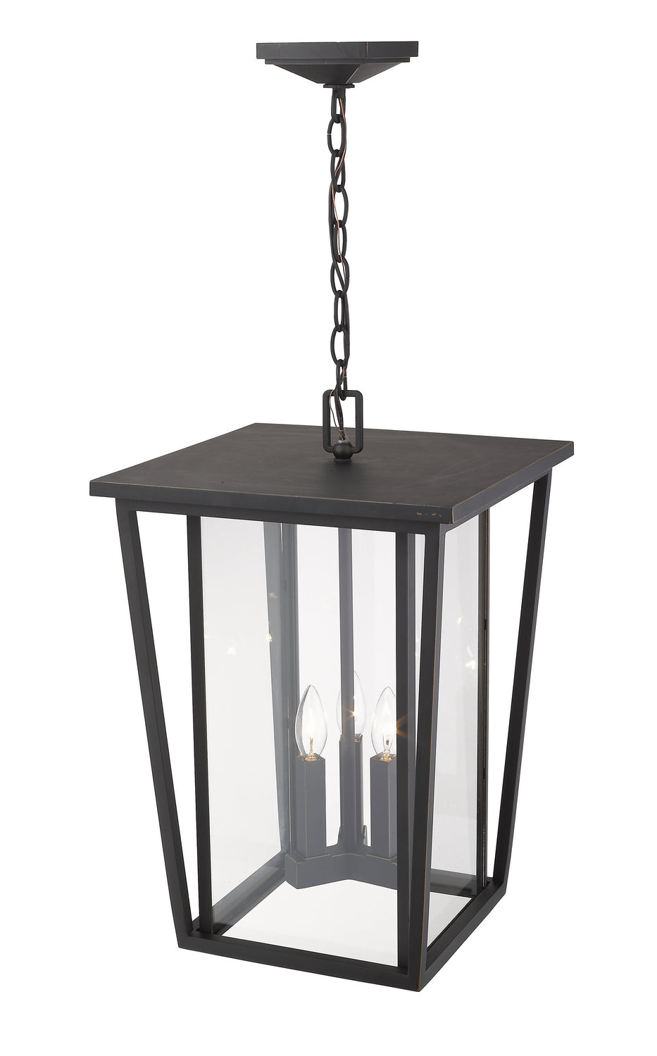 Z-Lite - 571CHXL-ORB - Three Light Outdoor Chain Mount Ceiling Fixture - Seoul - Oil Rubbed Bronze