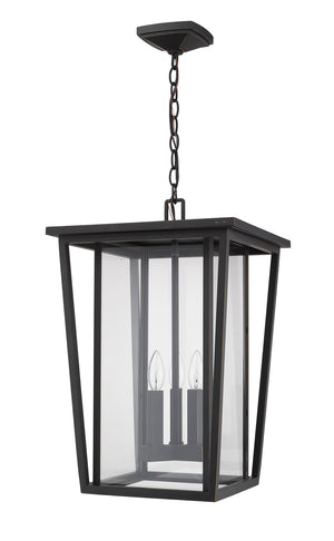 Z-Lite - 571CHXL-ORB - Three Light Outdoor Chain Mount Ceiling Fixture - Seoul - Oil Rubbed Bronze