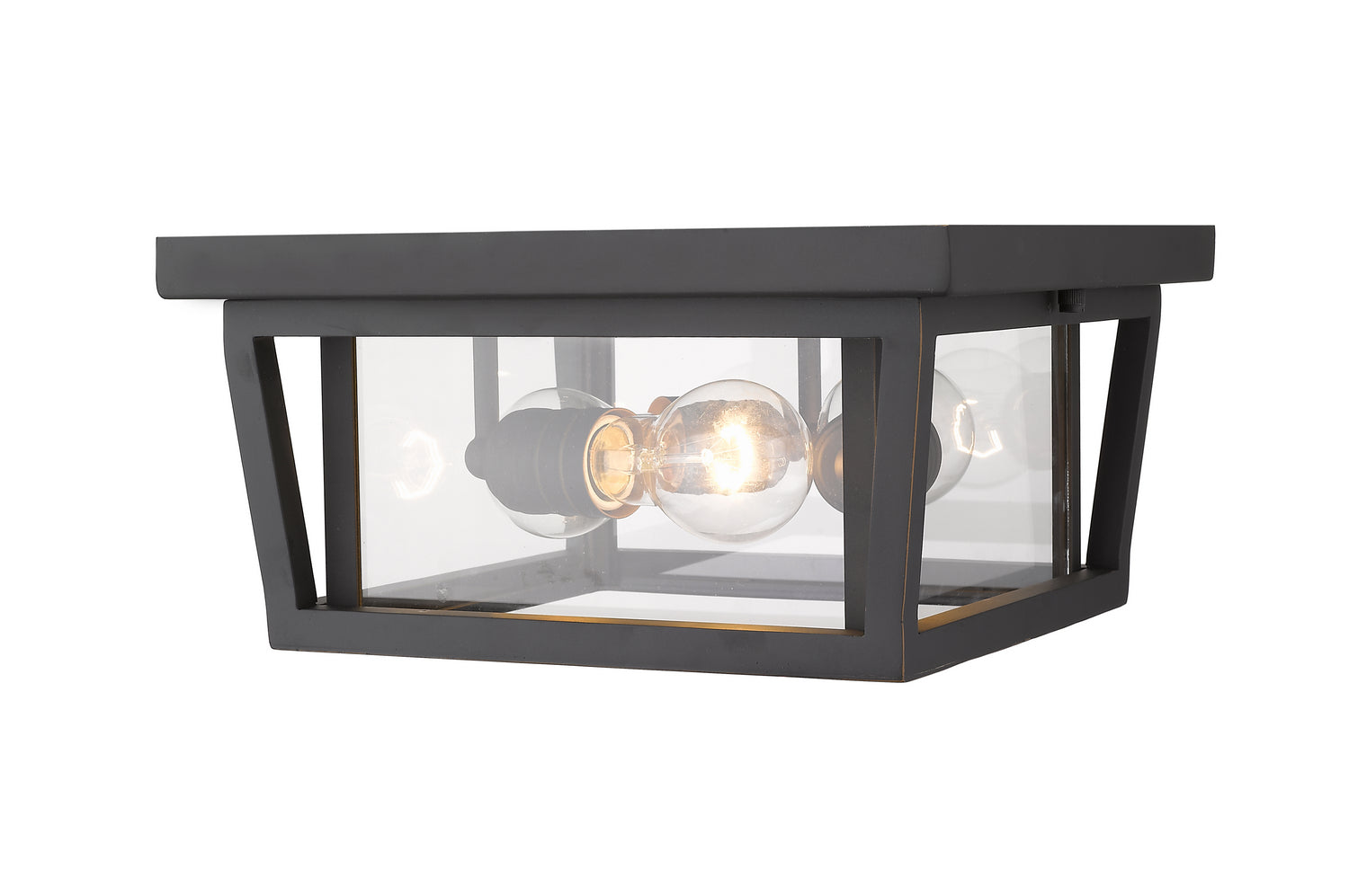 Z-Lite - 571F-ORB - Three Light Outdoor Flush Mount - Seoul - Oil Rubbed Bronze