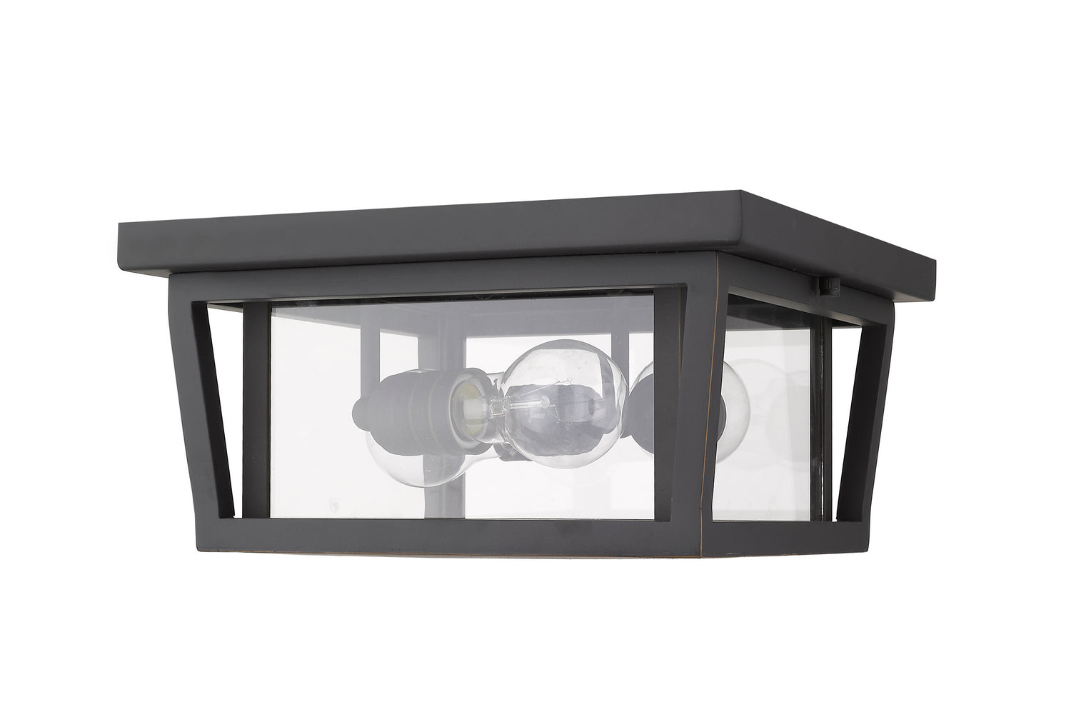 Z-Lite - 571F-ORB - Three Light Outdoor Flush Mount - Seoul - Oil Rubbed Bronze