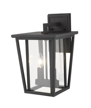 Z-Lite - 571M-BK - Two Light Outdoor Wall Sconce - Seoul - Black